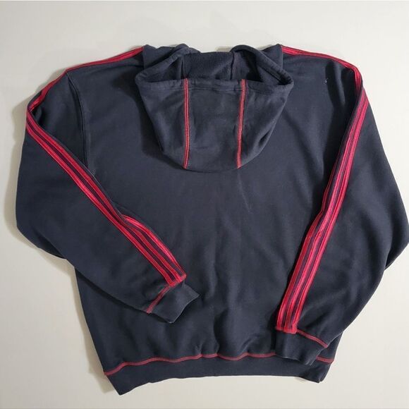 adidas Men's Black Pullover Hooded Basketball Sweatshirt - Picture 12 of 13